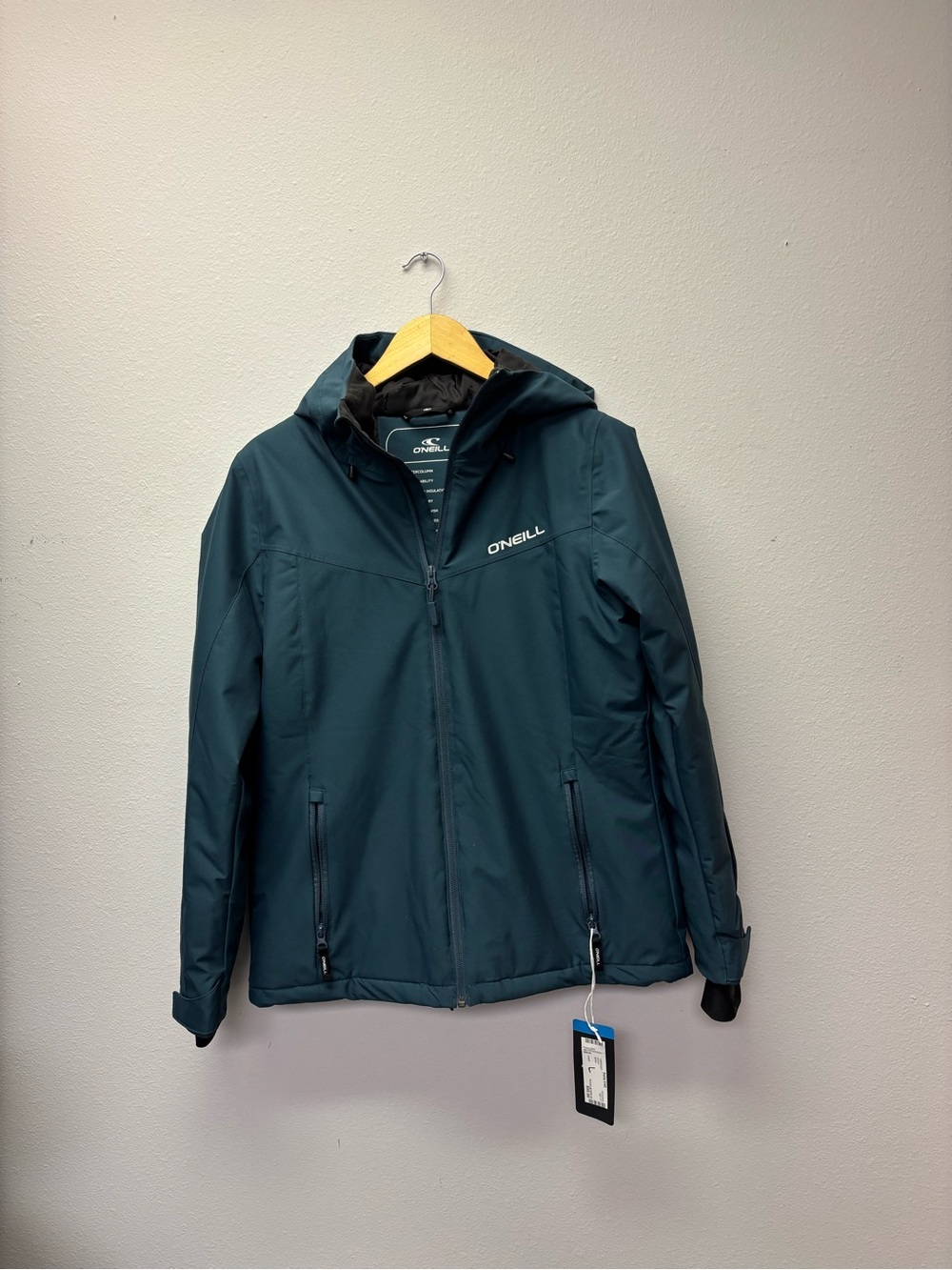 O'Neill Women’s Teal Hooded Snow Jacket